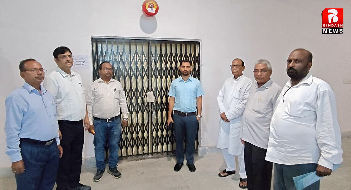 ईवीएम वेयरहाउस का निरीक्षण, सुरक्षा और व्यवस्थाओं का लिया जायजा
