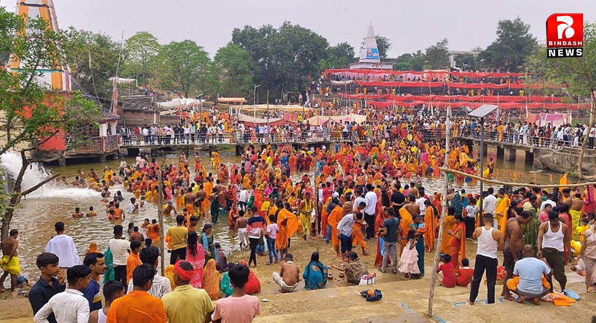 सतबहिनी झरना तीर्थ में महापर्व का हुआ प्रमुख आयोजन