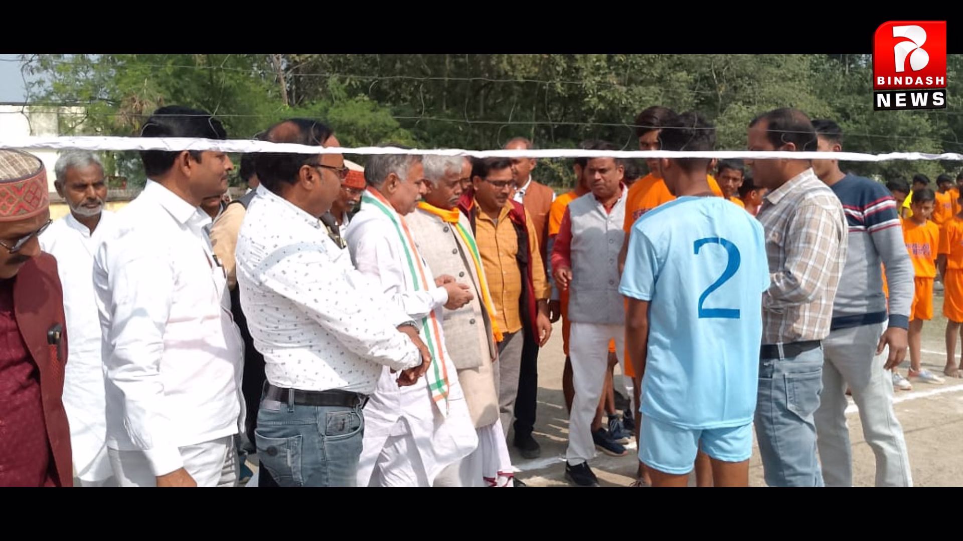 सांसद खेल महोत्सव के तहत वॉलीबॉल प्रतियोगिता का आयोजन