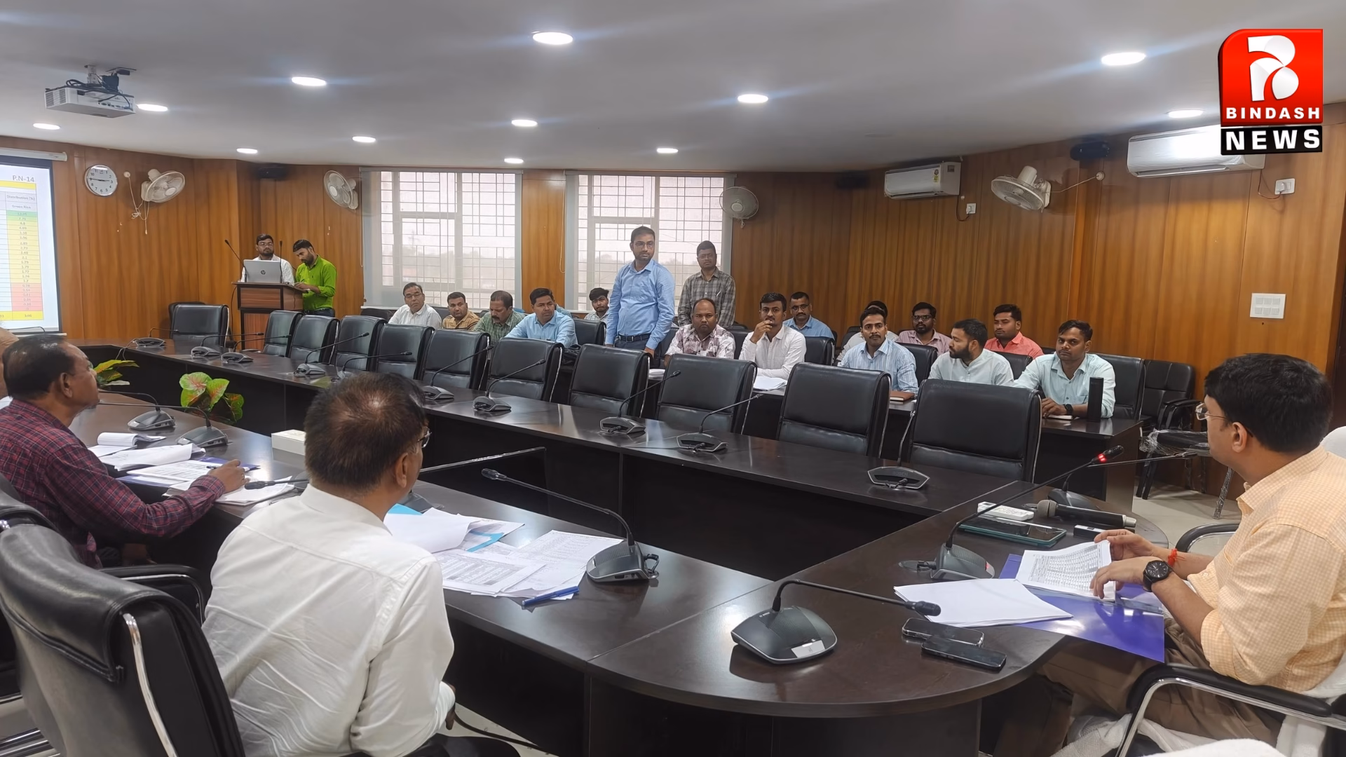 समाहरणालय सभागार में आपूर्ति विभाग की समीक्षा बैठक आयोजन